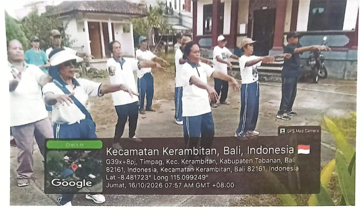 Wujudkan Lansia Sehat dan Produktif, Desa Timpag Konsisten Gelar Senam Setiap Bulan
